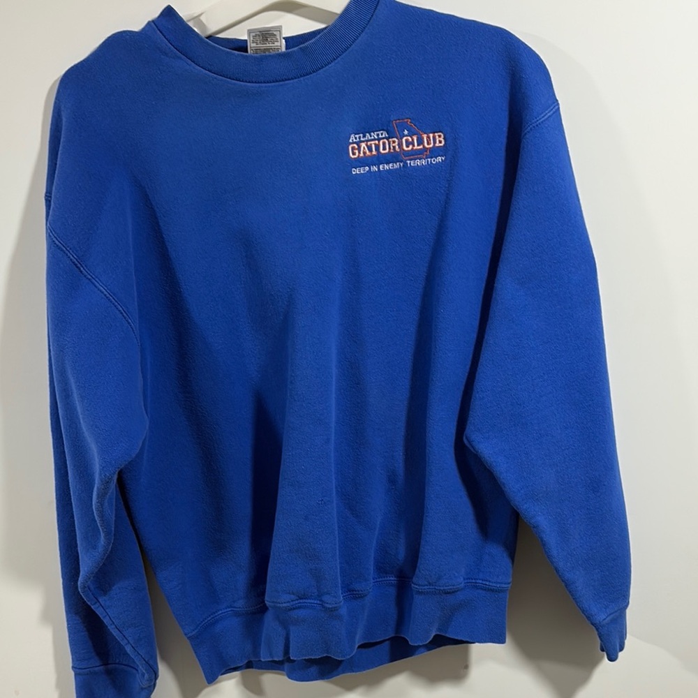 Fruit of the Loom Blue Crewneck Sweater